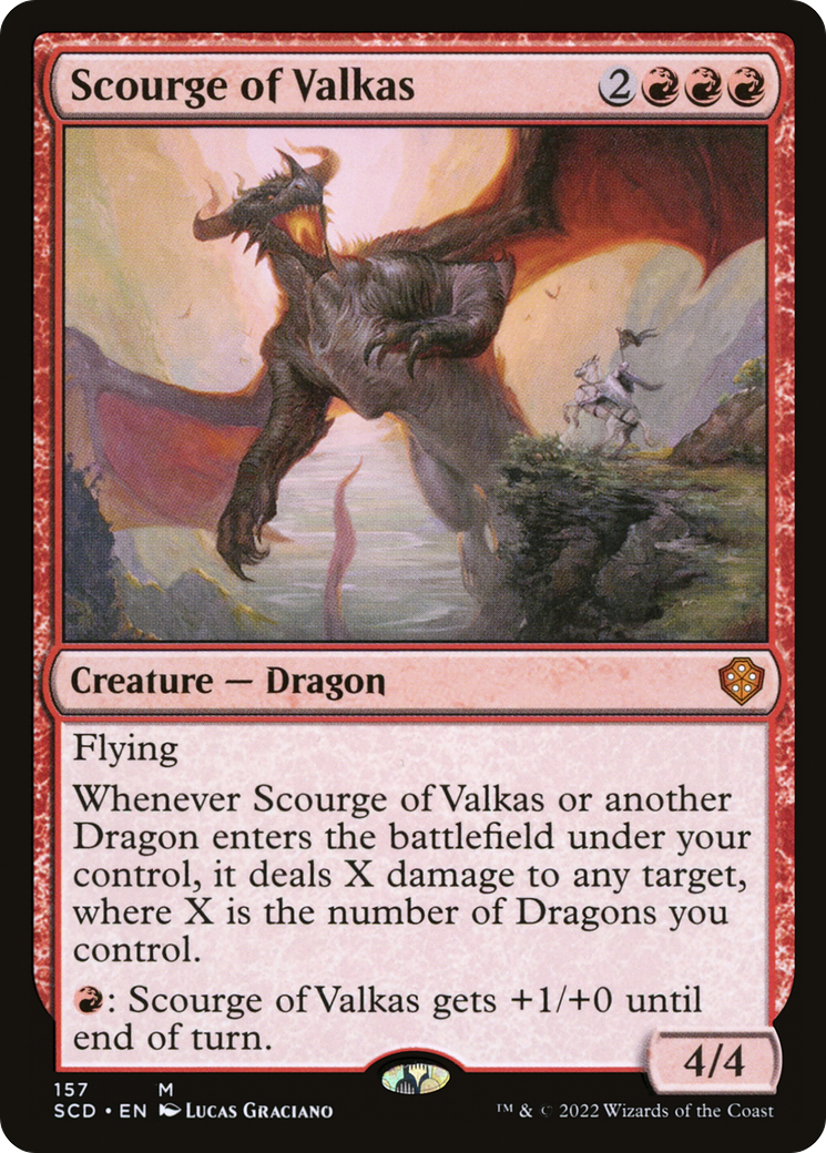 Scourge of Valkas [Starter Commander Decks] | Magic Magpie