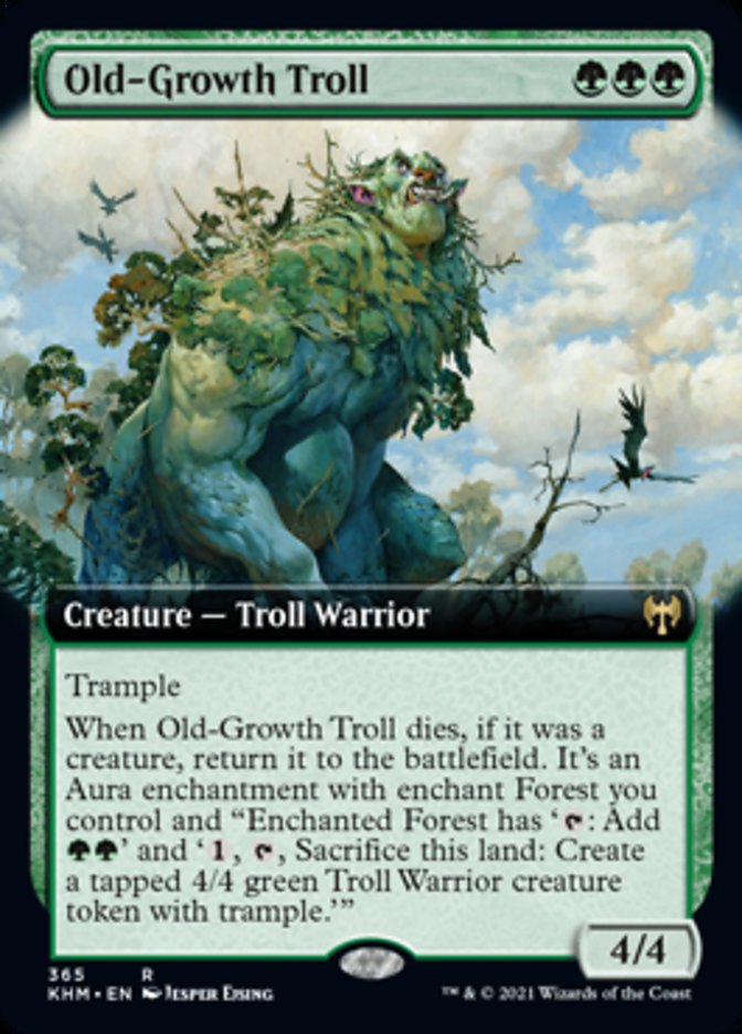 Old-Growth Troll (Extended Art) [Kaldheim] | Magic Magpie