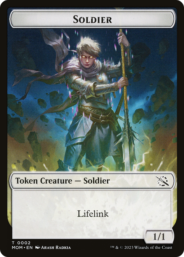 Soldier // Thopter Double-Sided Token [March of the Machine Tokens] | Magic Magpie