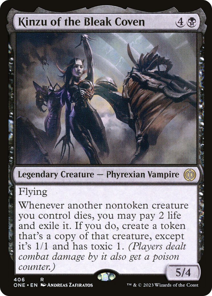 Kinzu of the Bleak Coven [Phyrexia: All Will Be One] | Magic Magpie