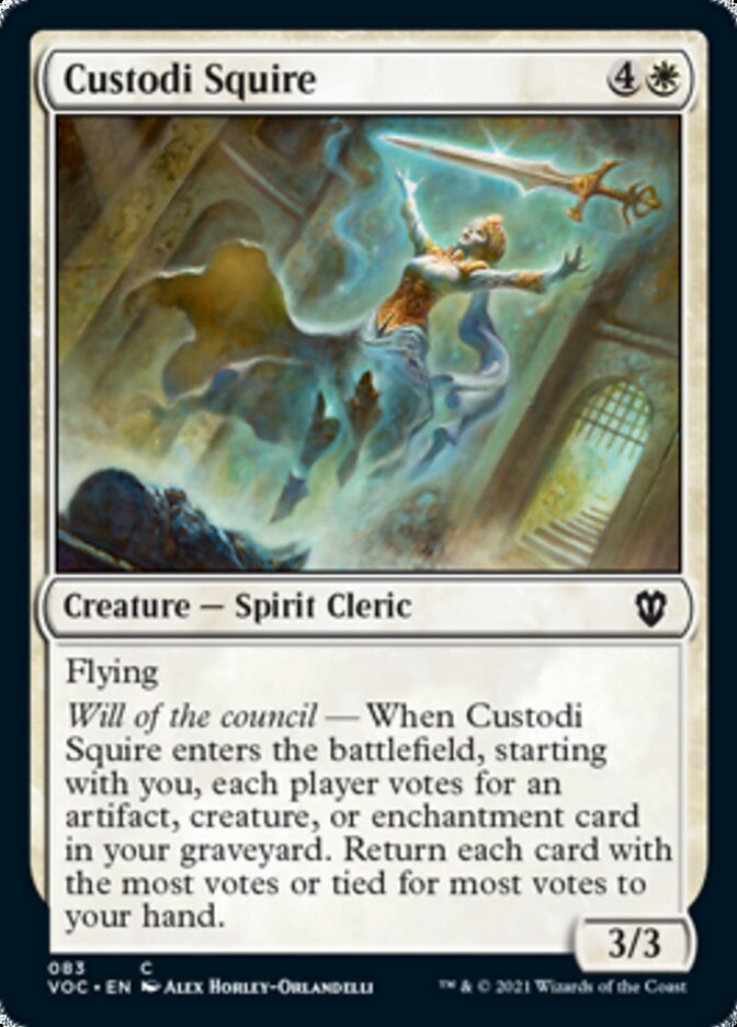 Custodi Squire [Innistrad: Crimson Vow Commander] | Magic Magpie