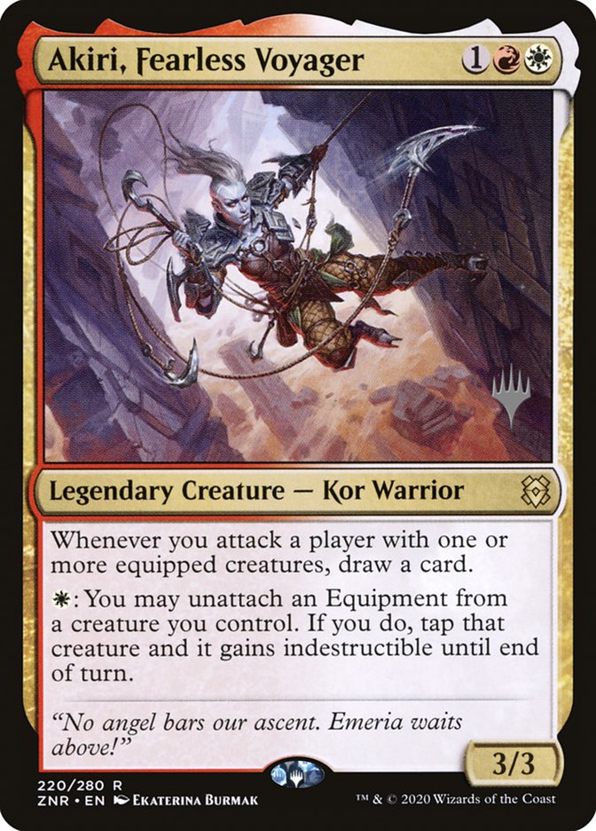 Akiri, Fearless Voyager (Promo Pack) [Zendikar Rising Promos] | Magic Magpie