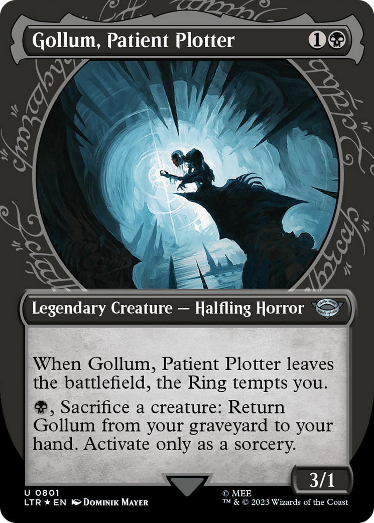 Gollum, Patient Plotter (Showcase) (Surge Foil) [The Lord of the Rings: Tales of Middle-Earth] | Magic Magpie