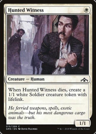 Hunted Witness [Guilds of Ravnica] | Magic Magpie
