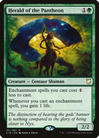 Herald of the Pantheon [Commander 2018] | Magic Magpie