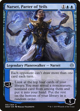 Narset, Parter of Veils [War of the Spark] | Magic Magpie