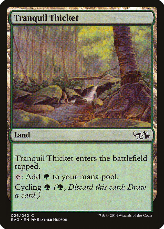Tranquil Thicket (Elves vs. Goblins) [Duel Decks Anthology] | Magic Magpie