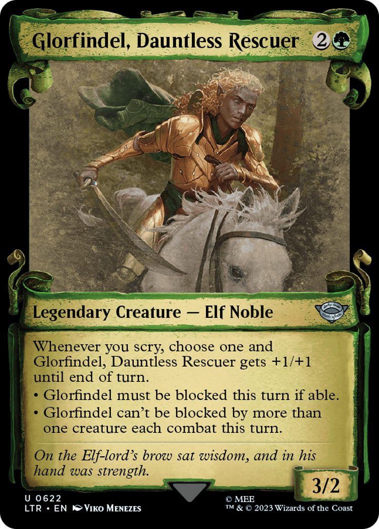 Glorfindel, Dauntless Rescuer [The Lord of the Rings: Tales of Middle-Earth Showcase Scrolls] | Magic Magpie