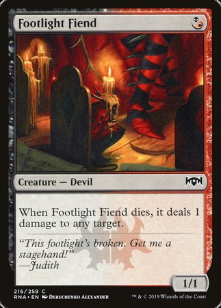 Footlight Fiend [Ravnica Allegiance] | Magic Magpie