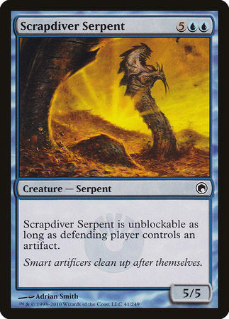 Scrapdiver Serpent [Scars of Mirrodin] | Magic Magpie