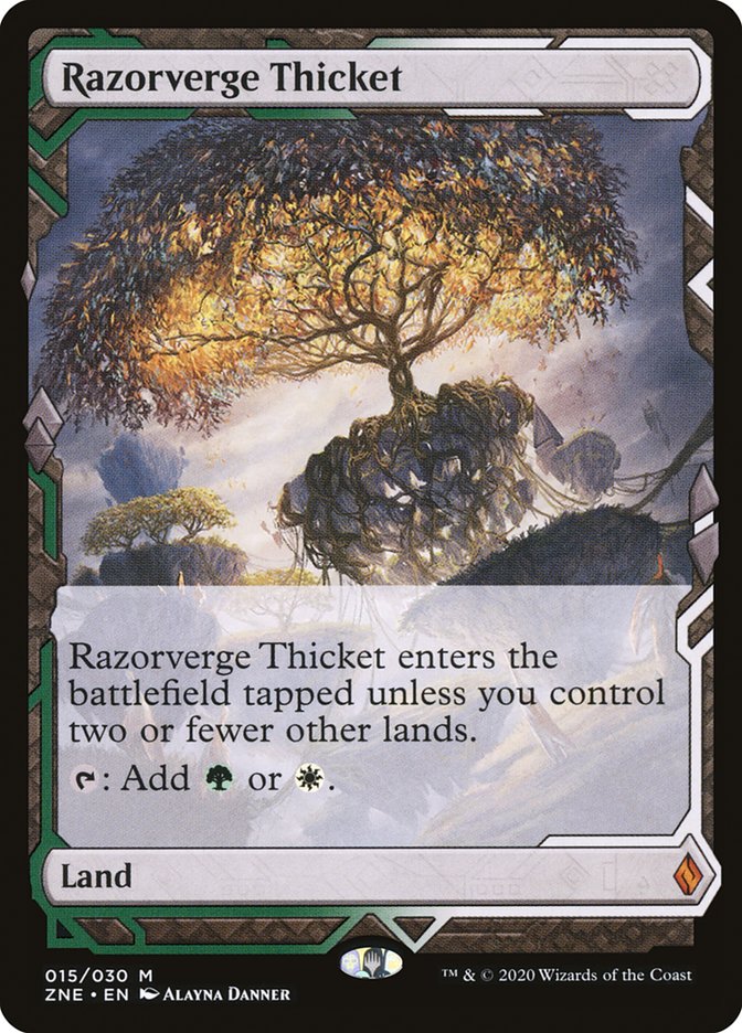 Razorverge Thicket [Zendikar Rising Expeditions] | Magic Magpie