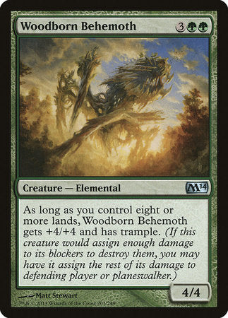 Woodborn Behemoth [Magic 2014] | Magic Magpie