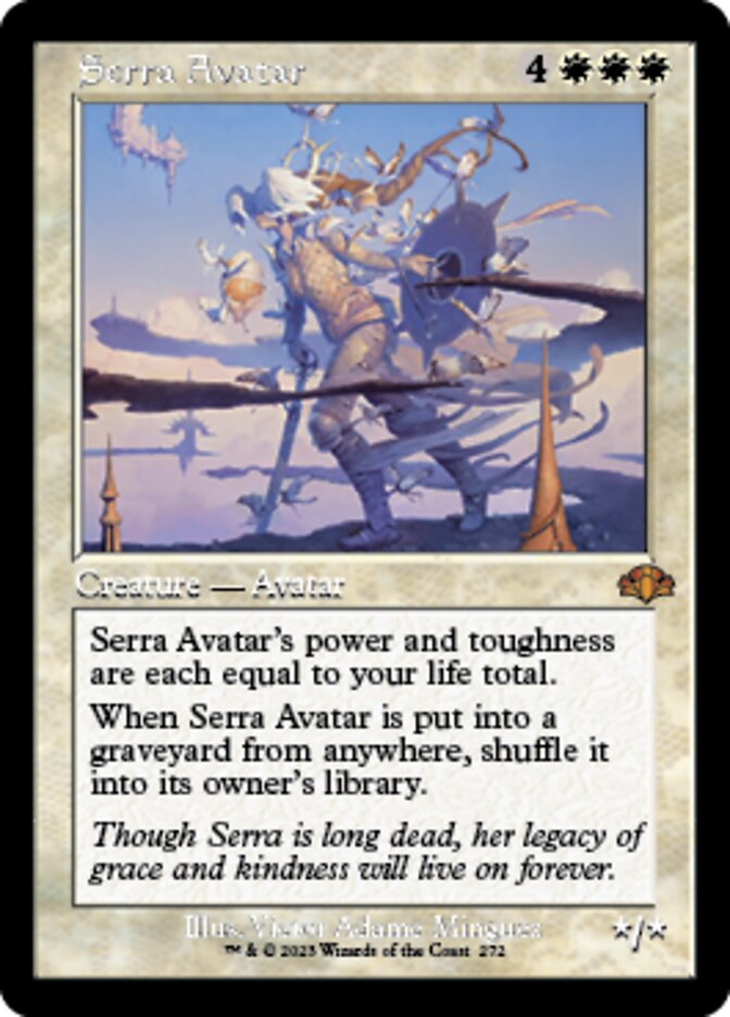 Serra Avatar (Retro) [Dominaria Remastered] | Magic Magpie