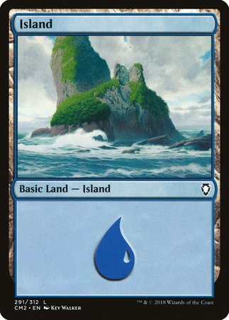 Island (291) [Commander Anthology Volume II] | Magic Magpie
