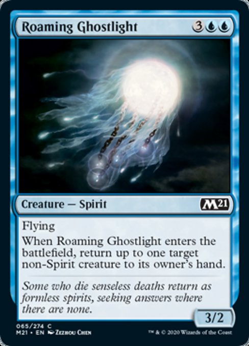 Roaming Ghostlight [Core Set 2021] | Magic Magpie