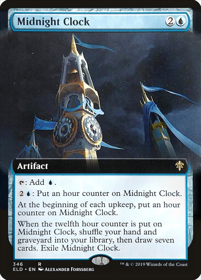 Midnight Clock (Extended Art) [Throne of Eldraine] | Magic Magpie