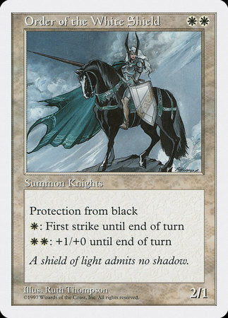 Order of the White Shield [Fifth Edition] | Magic Magpie