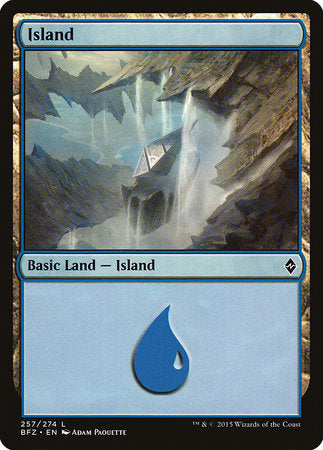 Island (257) [Battle for Zendikar] | Magic Magpie