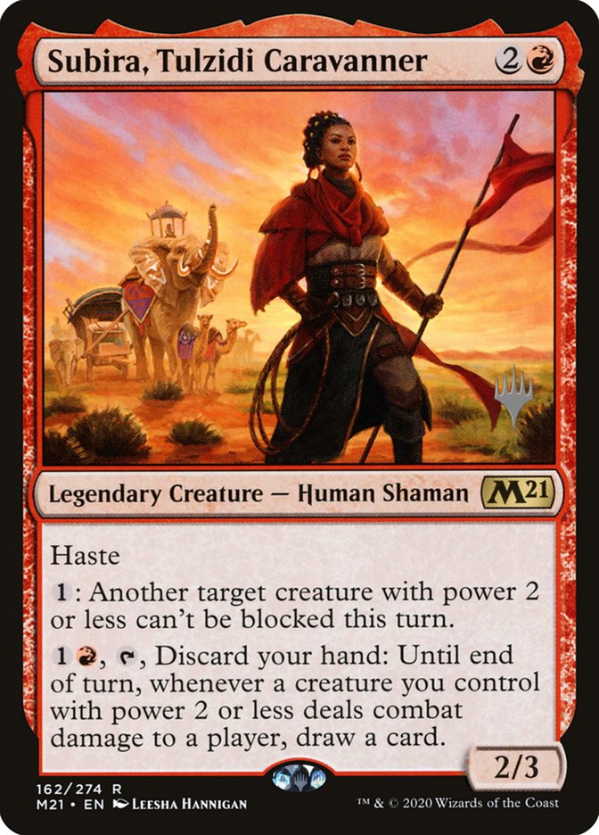 Subira, Tulzidi Caravanner (Promo Pack) [Core Set 2021 Promos] | Magic Magpie