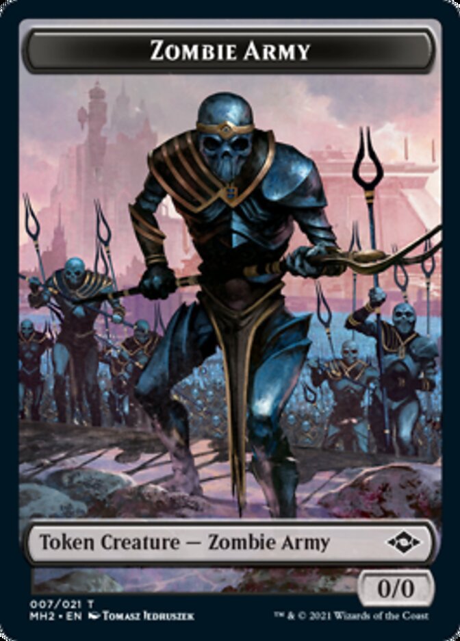 Zombie Army Token [Modern Horizons 2 Tokens] | Magic Magpie