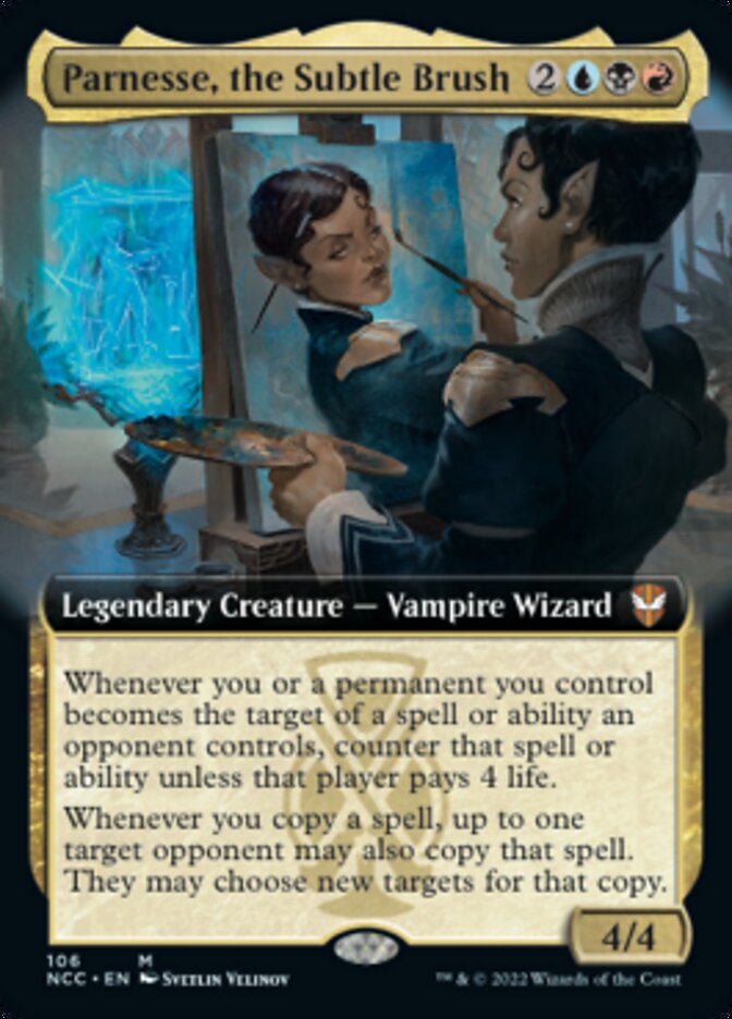 Parnesse, the Subtle Brush (Extended Art) [Streets of New Capenna Commander] | Magic Magpie