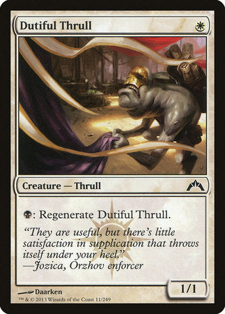 Dutiful Thrull [Gatecrash] | Magic Magpie