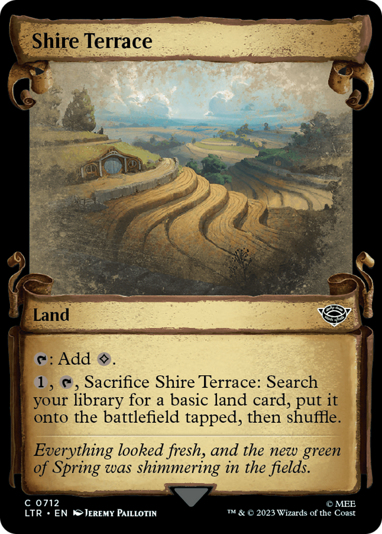 Shire Terrace [The Lord of the Rings: Tales of Middle-Earth Showcase Scrolls] | Magic Magpie