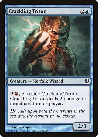 Crackling Triton [Theros] | Magic Magpie