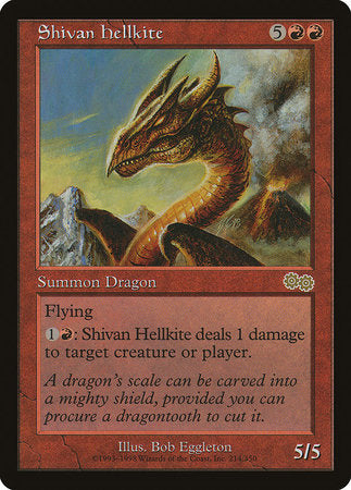 Shivan Hellkite [Urza's Saga] | Magic Magpie