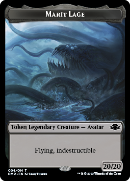 Elephant // Marit Lage Double-Sided Token [Dominaria Remastered Tokens] | Magic Magpie