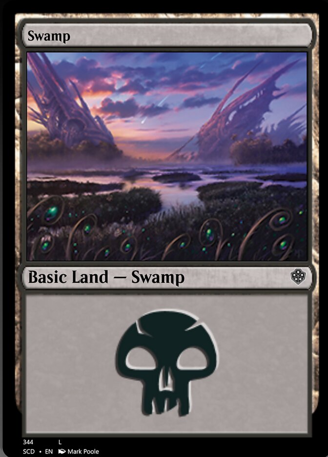 Swamp (344) [Starter Commander Decks] | Magic Magpie