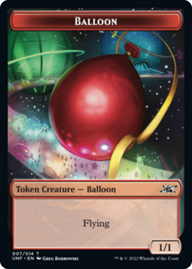 Zombie Employee // Balloon Double-sided Token [Unfinity Tokens] | Magic Magpie