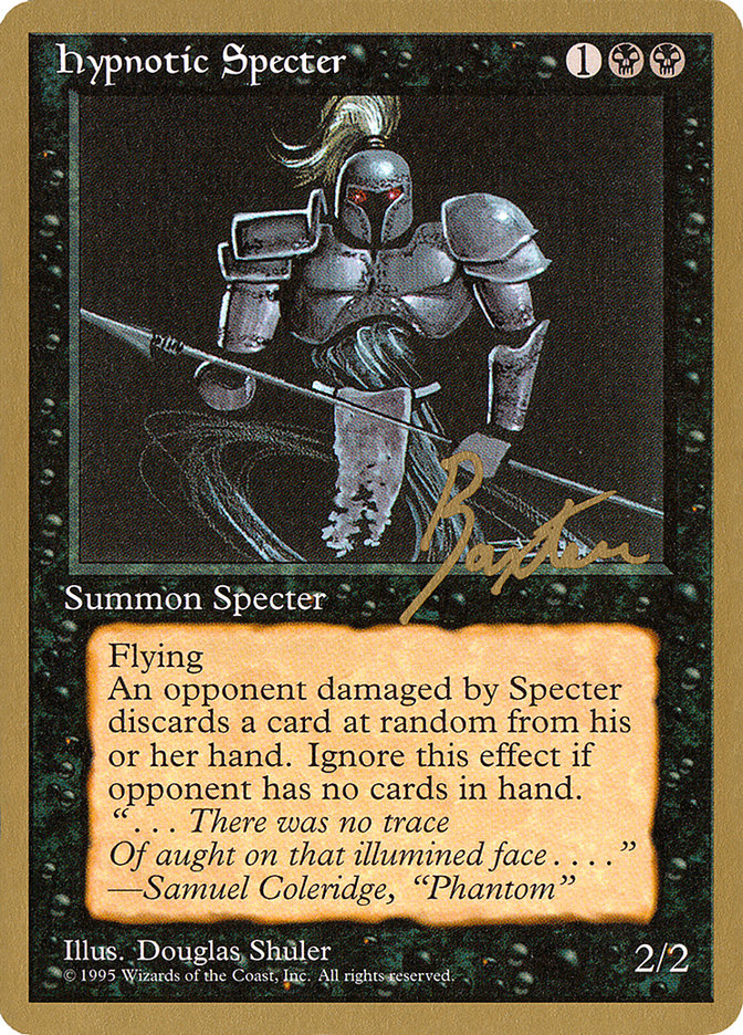 Hypnotic Specter (George Baxter) [Pro Tour Collector Set] | Magic Magpie