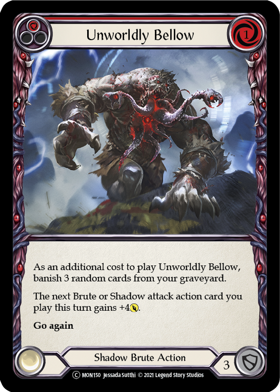 Unworldly Bellow (Red) [U-MON150] Unlimited Normal | Magic Magpie