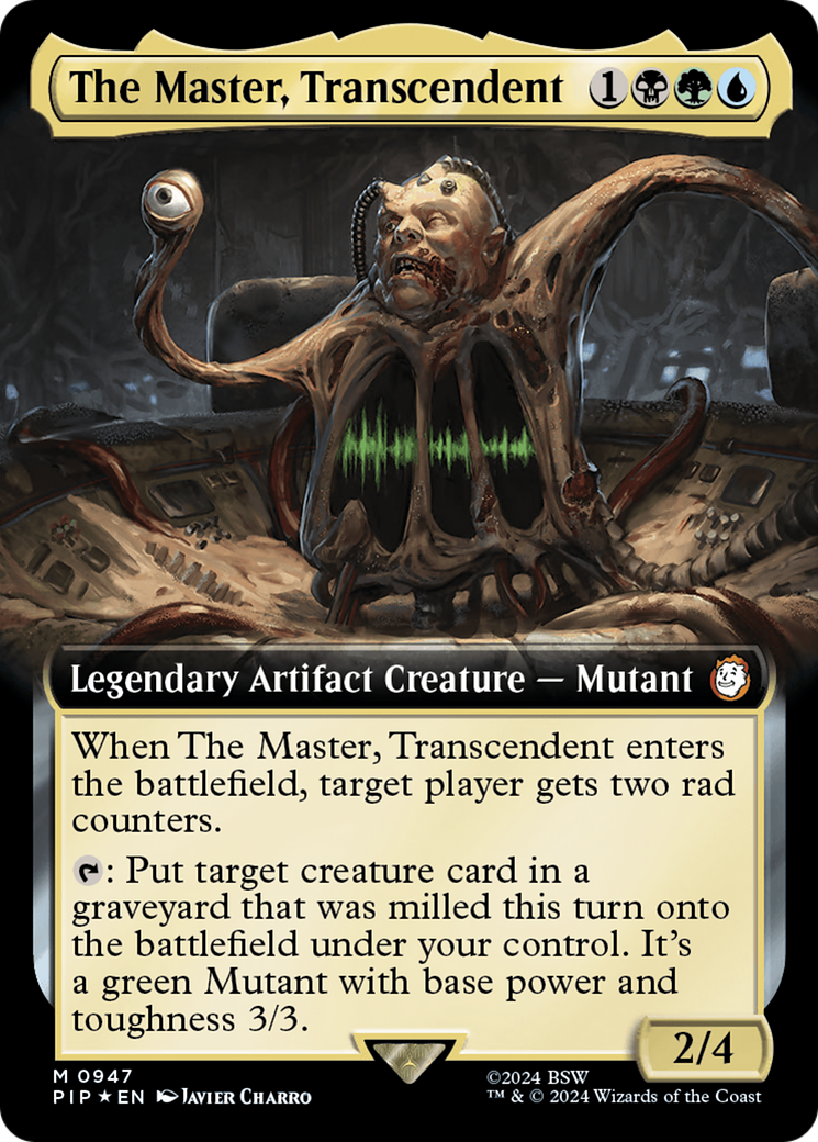 The Master, Transcendent (Extended Art) (Surge Foil) [Fallout] | Magic Magpie