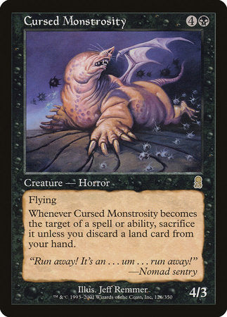 Cursed Monstrosity [Odyssey] | Magic Magpie