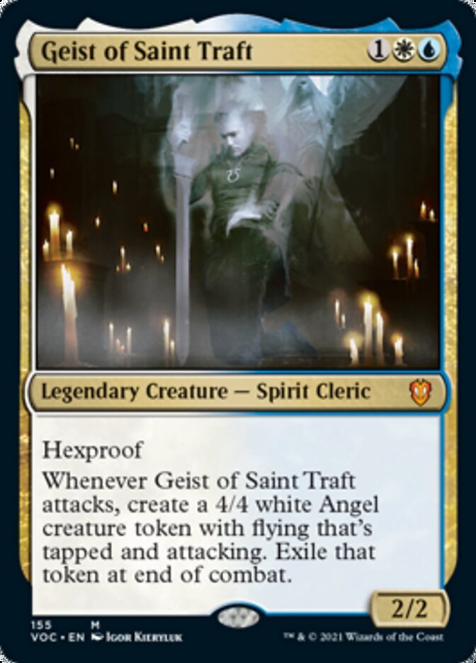 Geist of Saint Traft [Innistrad: Crimson Vow Commander] | Magic Magpie