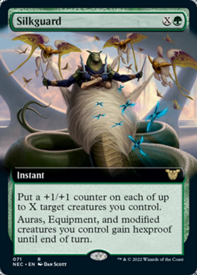 Silkguard (Extended) [Kamigawa: Neon Dynasty Commander] | Magic Magpie