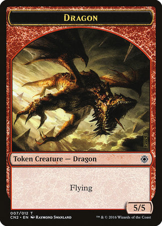 Dragon Token [Conspiracy: Take the Crown Tokens] | Magic Magpie