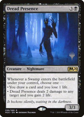 Dread Presence [Core Set 2020 Promos] | Magic Magpie