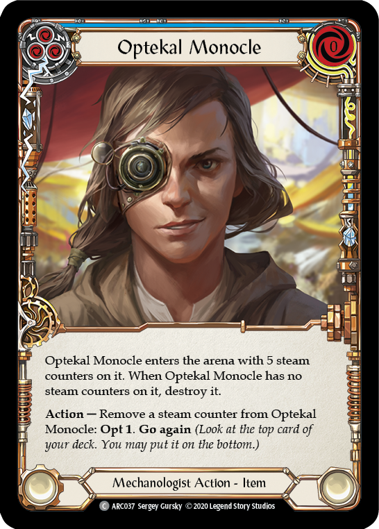 Optekal Monocle [U-ARC037] Unlimited Rainbow Foil | Magic Magpie