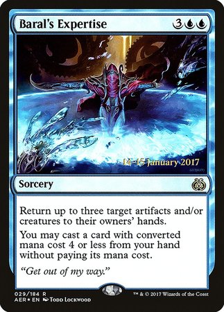 Baral's Expertise [Aether Revolt Promos] | Magic Magpie
