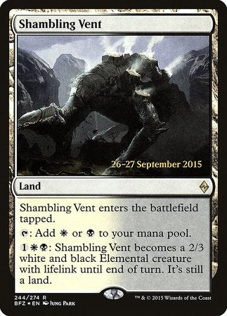 Shambling Vent [Battle for Zendikar Promos] | Magic Magpie