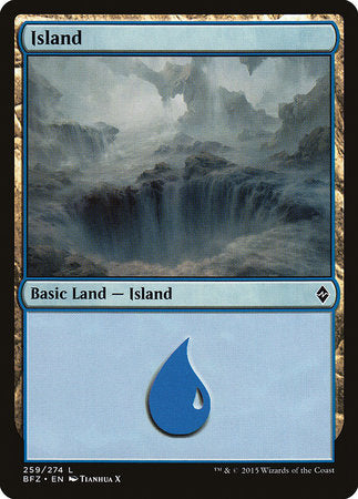 Island (259) [Battle for Zendikar] | Magic Magpie