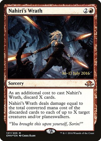 Nahiri's Wrath [Eldritch Moon Promos] | Magic Magpie