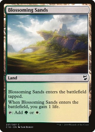 Blossoming Sands [Commander 2018] | Magic Magpie
