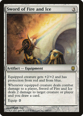 Sword of Fire and Ice [Darksteel] | Magic Magpie
