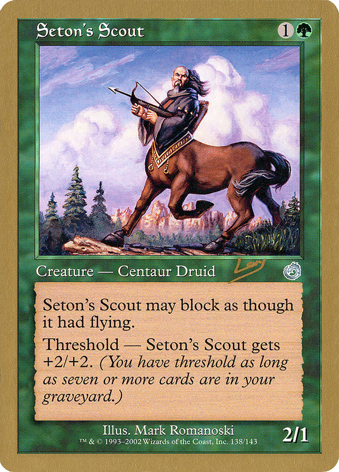 Seton's Scout (Raphael Levy) [World Championship Decks 2002] | Magic Magpie