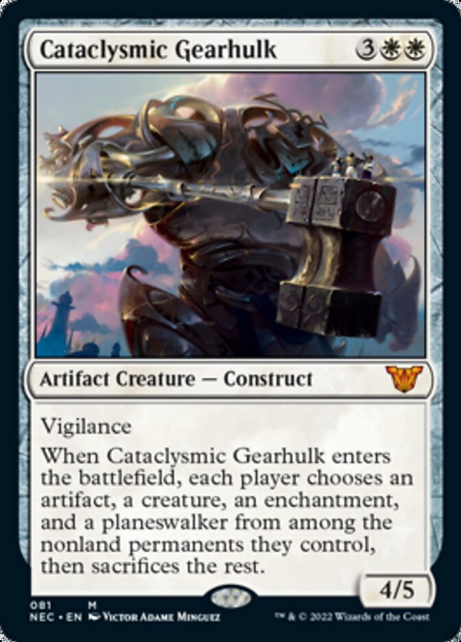 Cataclysmic Gearhulk [Kamigawa: Neon Dynasty Commander] | Magic Magpie