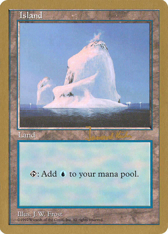 Island (jk437) (Janosch Kuhn) [World Championship Decks 1997] | Magic Magpie